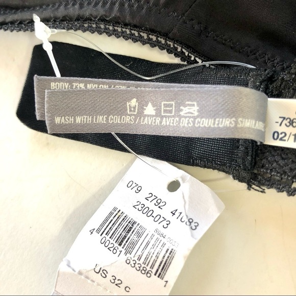 NWT aerie unlined triangle bra with lace trim 32C - Picture 9 of 9